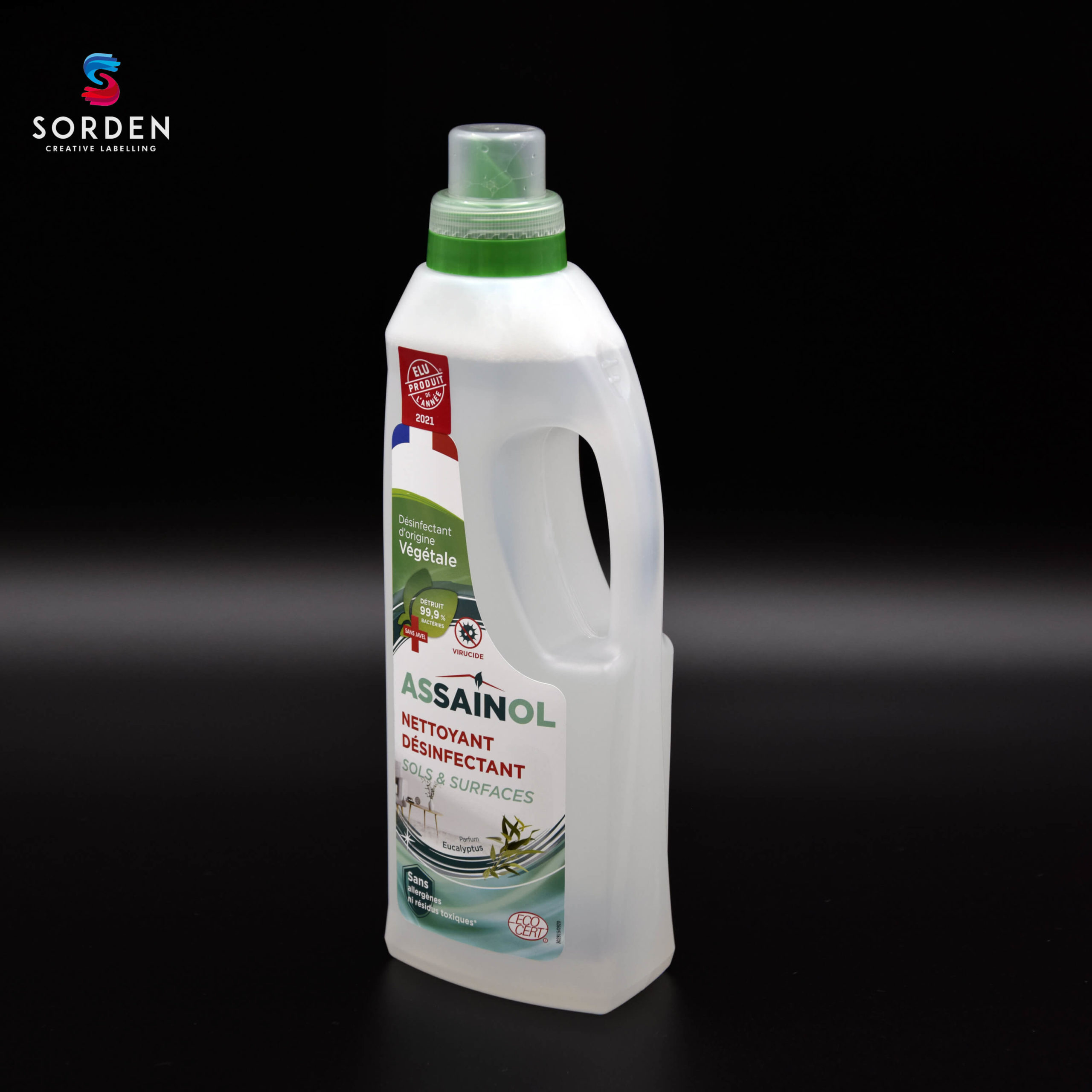 Etiquettes adhésives pour produits d&rsquo;hygiène de la maison